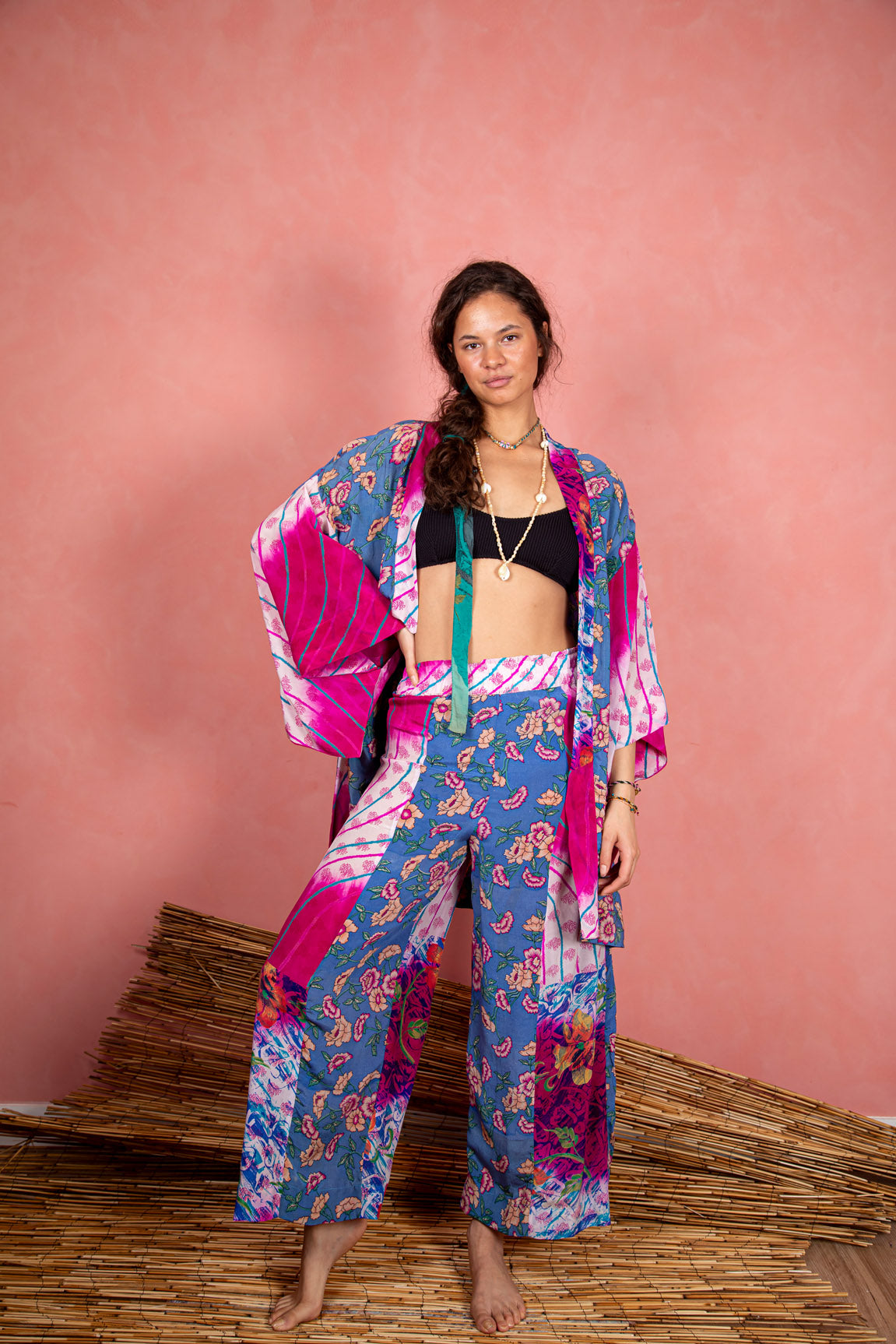 Marigold Robe, Fuscia M