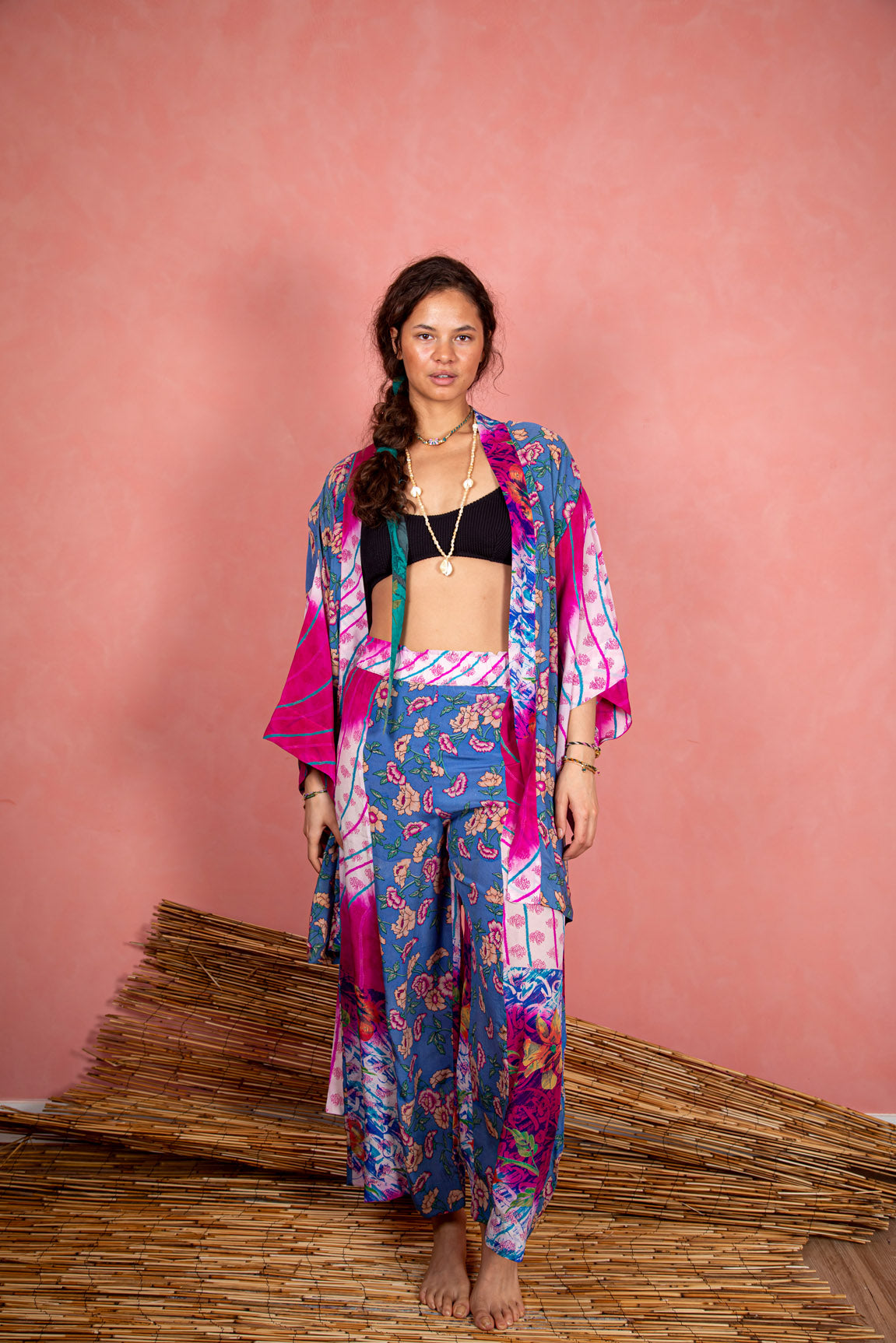 Marigold Robe, Fuscia M