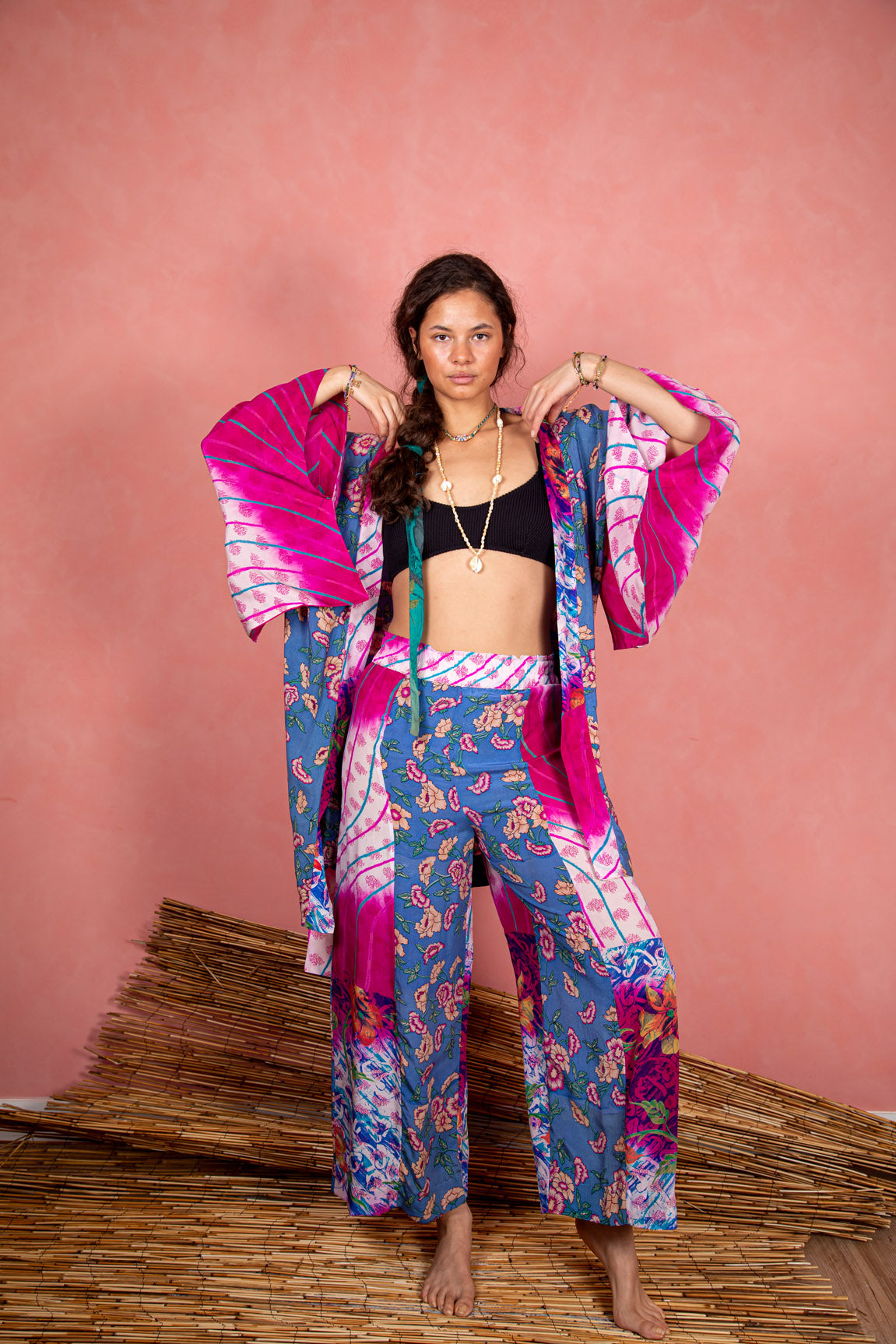 Marigold Robe, Fuscia M