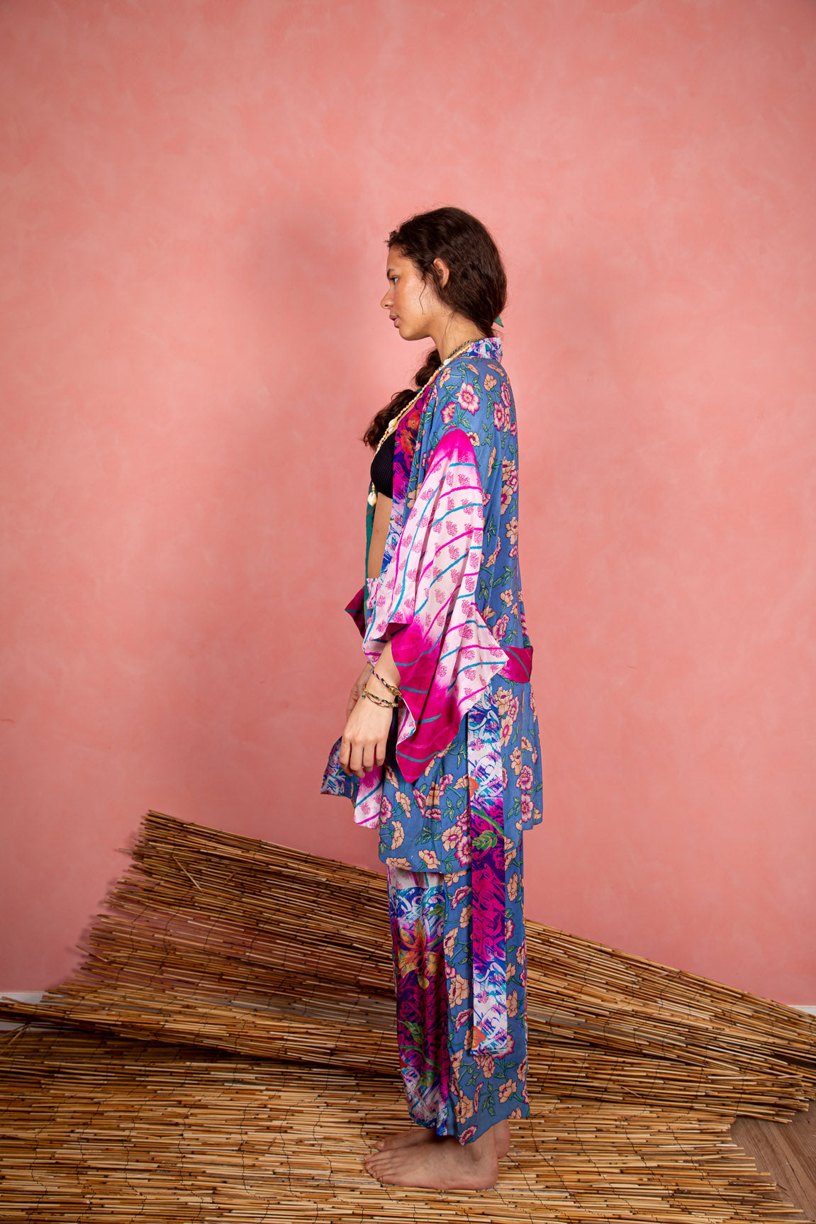 Marigold Robe, Fuscia M