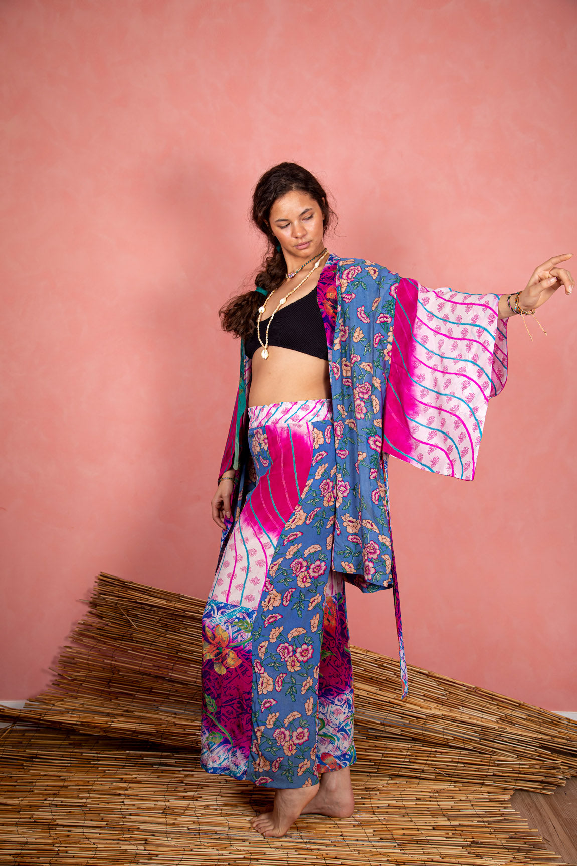 Marigold Robe, Fuscia M
