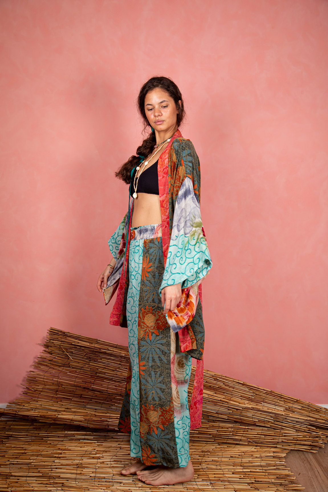 Marigold Robe, Dreamy Green L