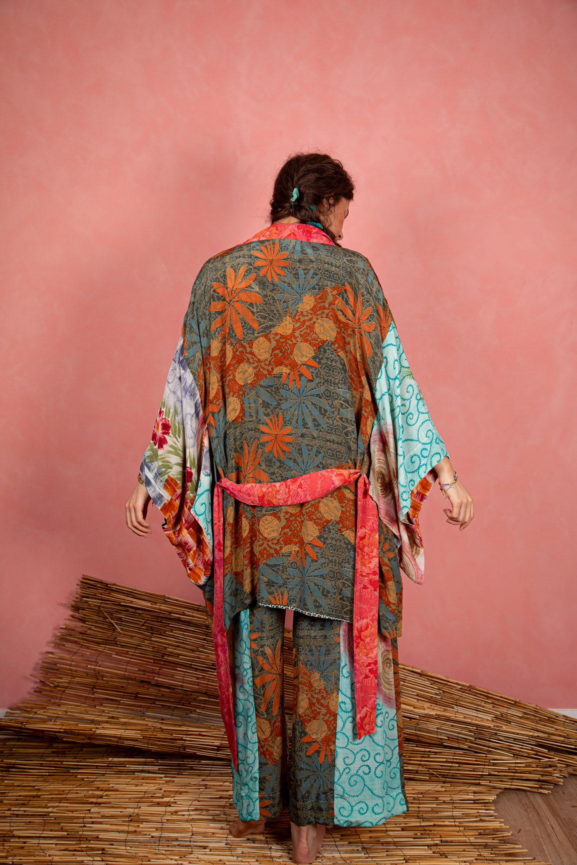 Marigold Robe, Dreamy Green L