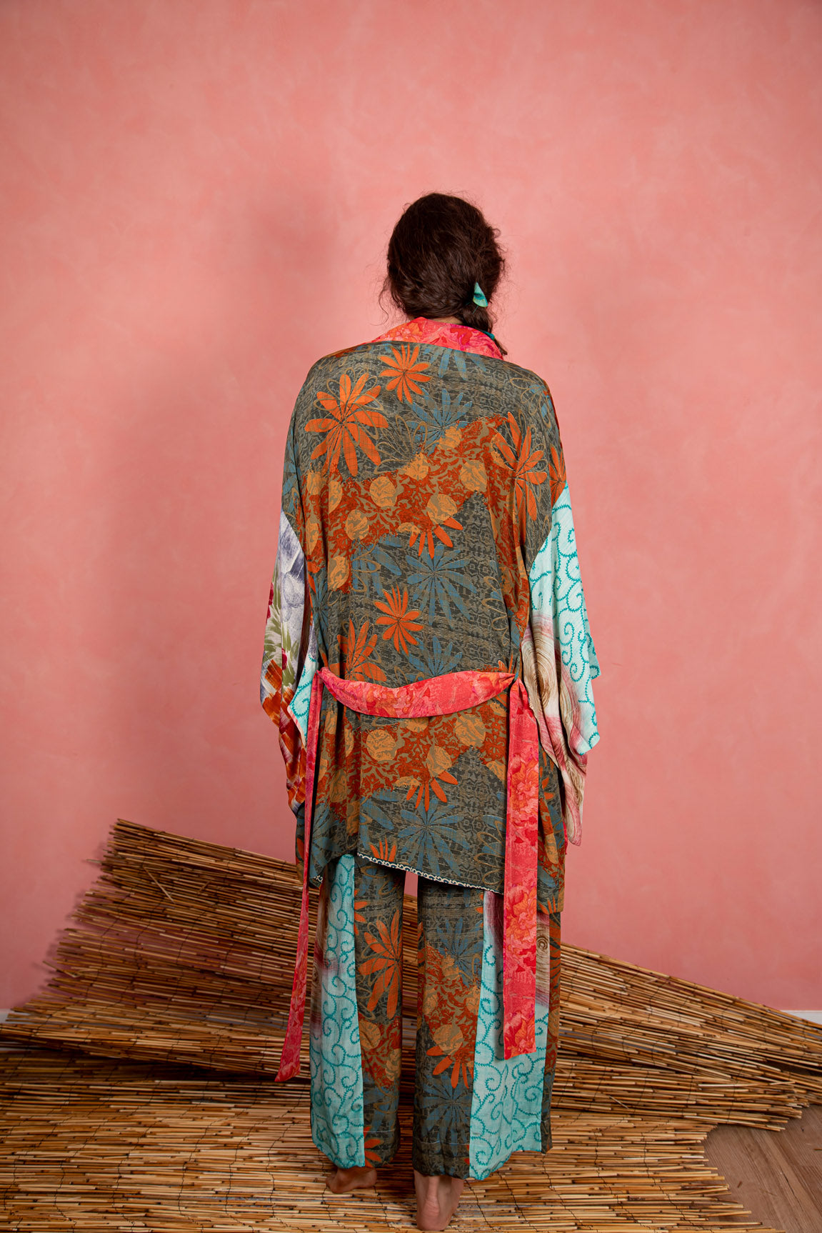 Marigold Robe, Dreamy Green L