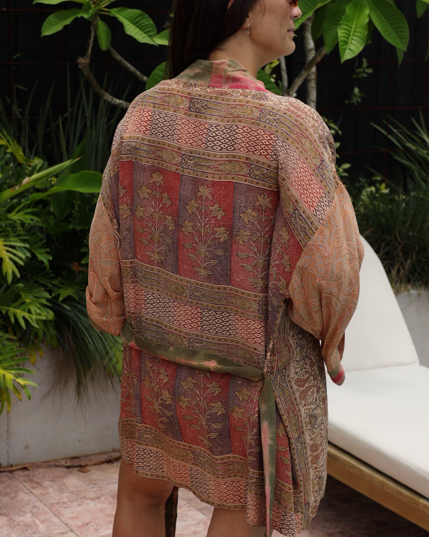 Marigold Silk Robe Col 34, SMALL