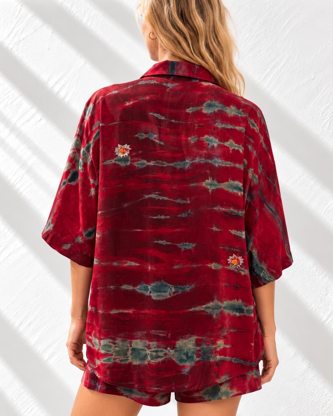 Silk Shirt O/S Col 18