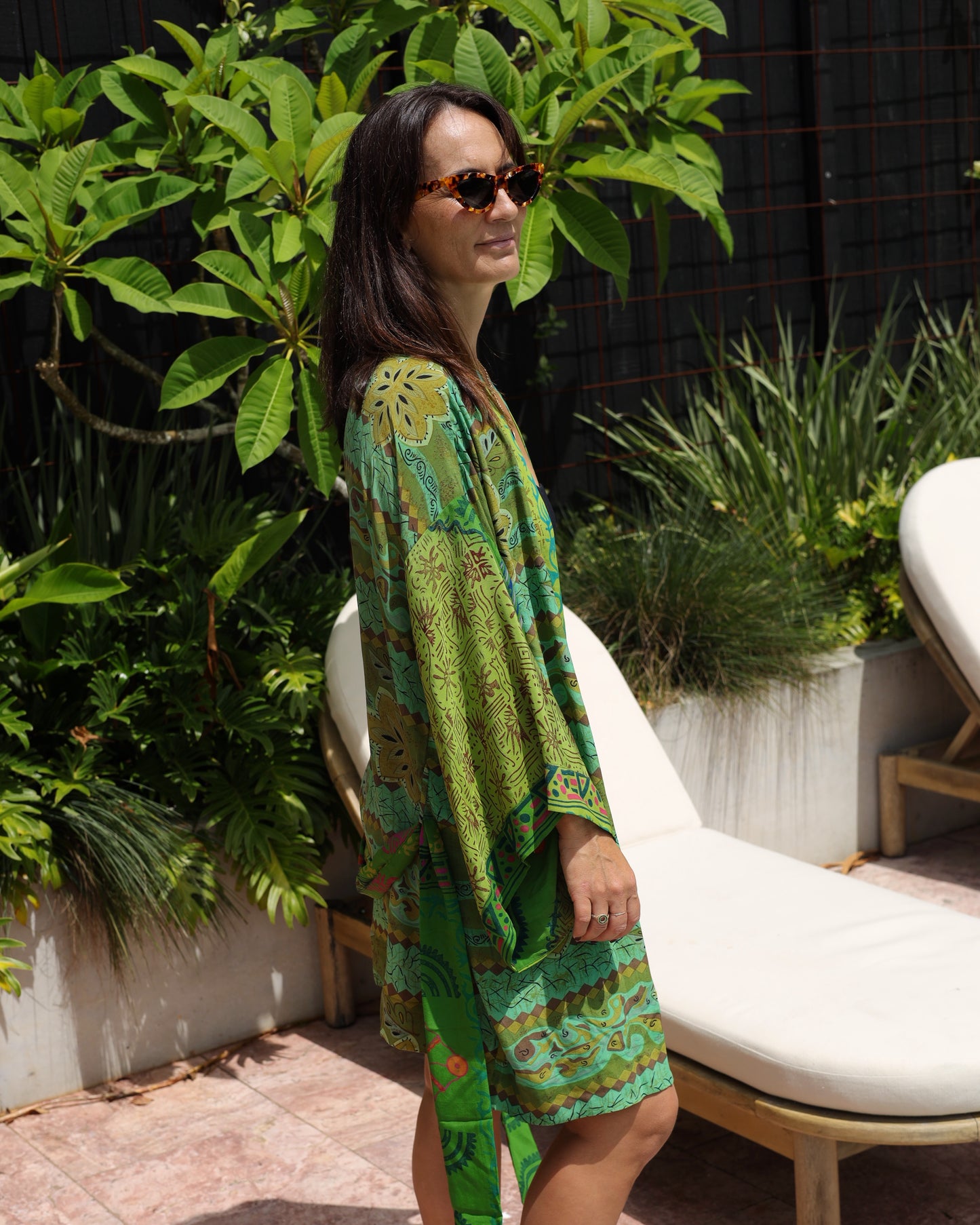 Marigold Silk Robe Col 20, LARGE