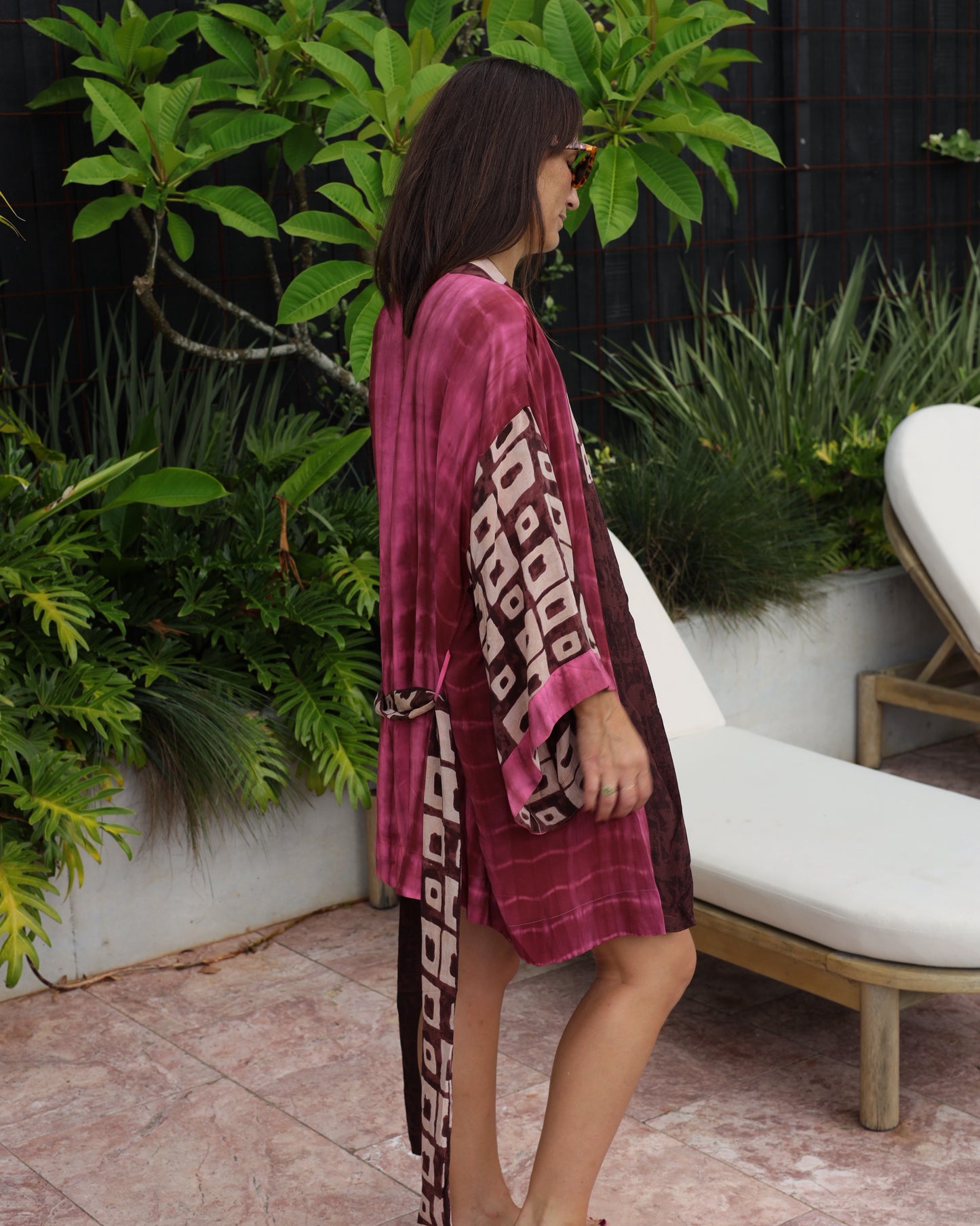 Marigold Silk Robe Col 11, SMALL