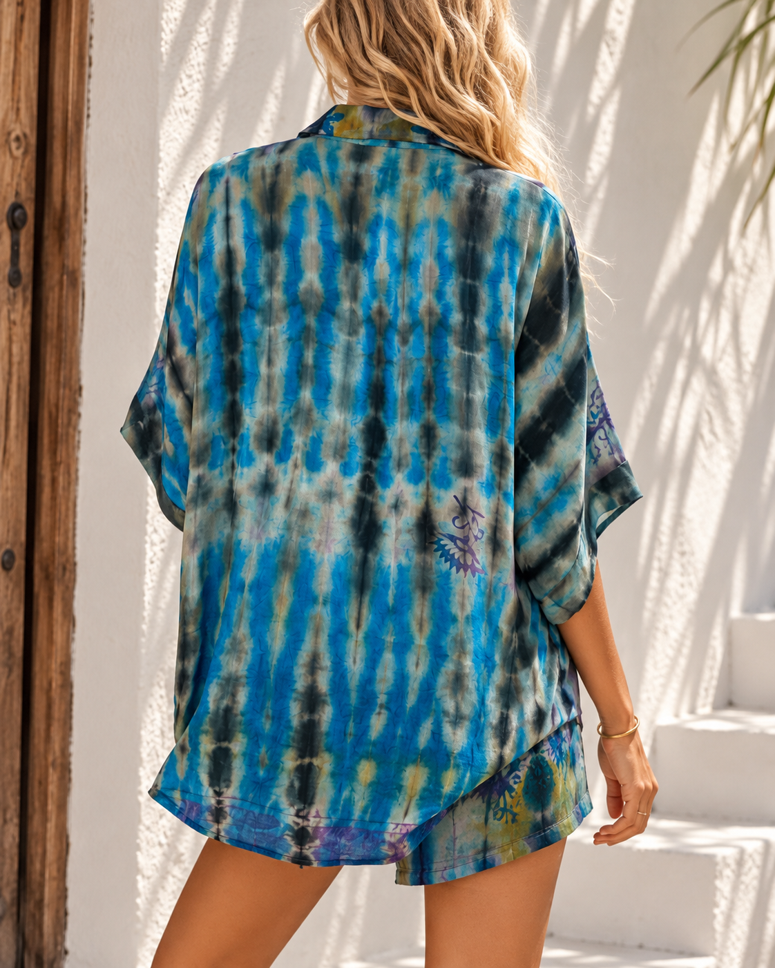 Silk Shirt O/S Col 14