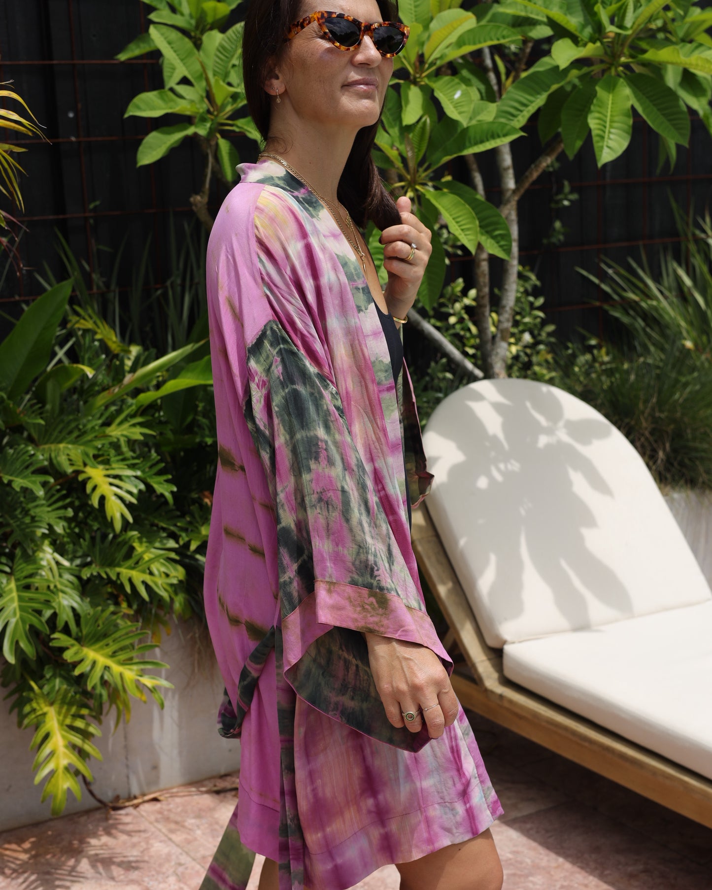 Marigold Silk Robe Col 22, MEDIUM