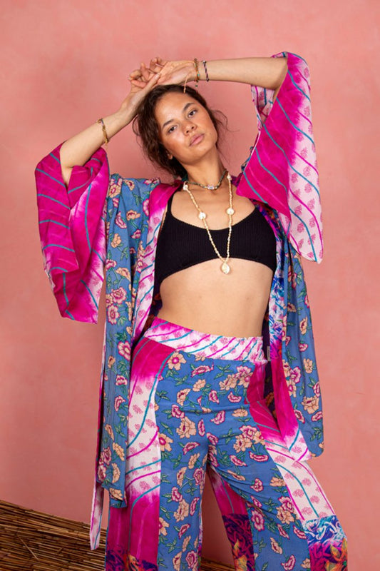 Marigold Robe, Fuscia M