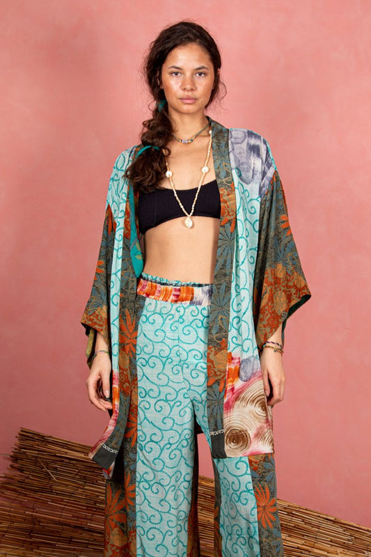 Marigold Robe, Dreamy Green M