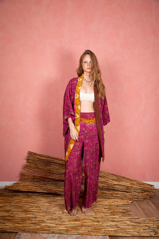 Marigold Robe, Burnt Sienna XS