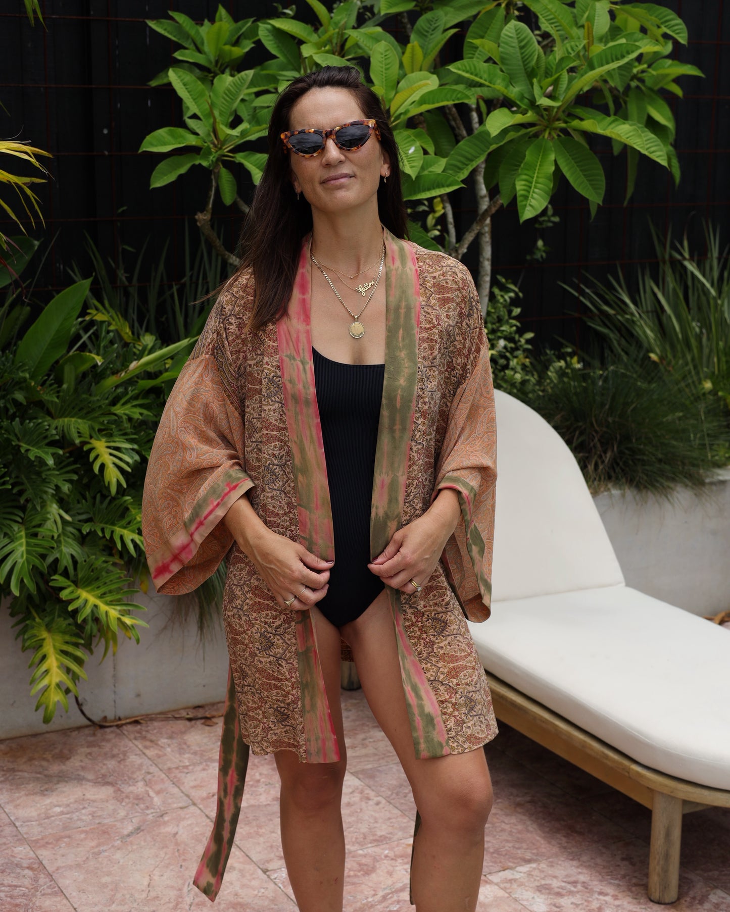 Marigold Silk Robe Col 34, SMALL
