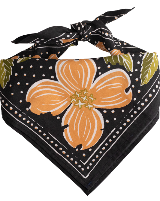 Folk Bandana, Dogwood Flower