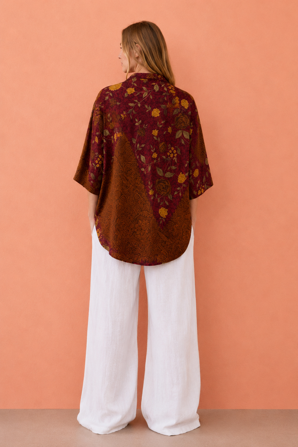 Silk Shirt O/S Col 09