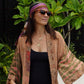 Marigold Silk Robe Col 33, X-SMALL