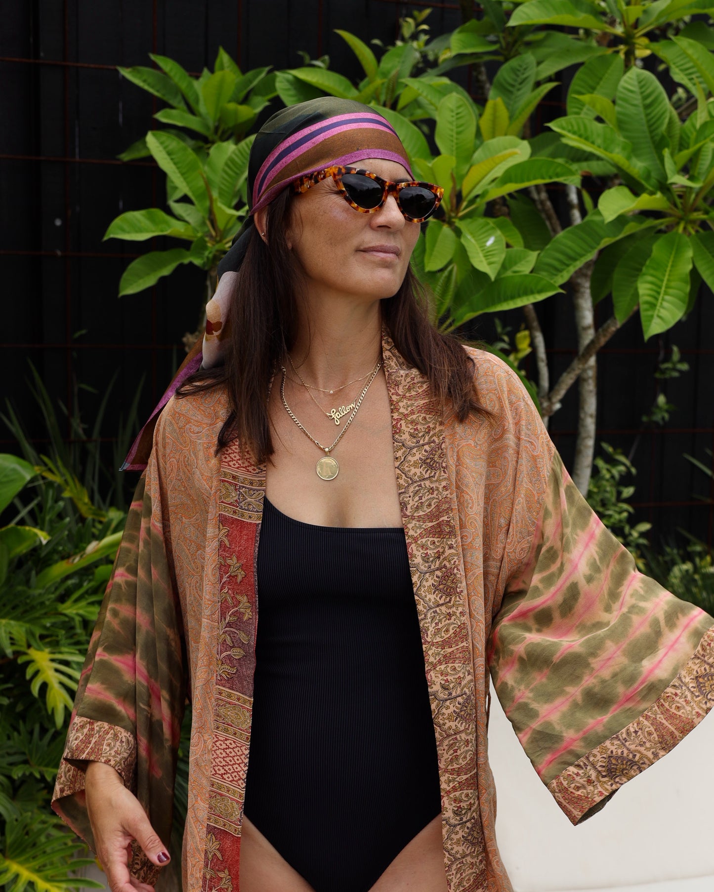 Marigold Silk Robe Col 33, X-SMALL
