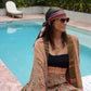 Marigold Silk Robe Col 35, LARGE