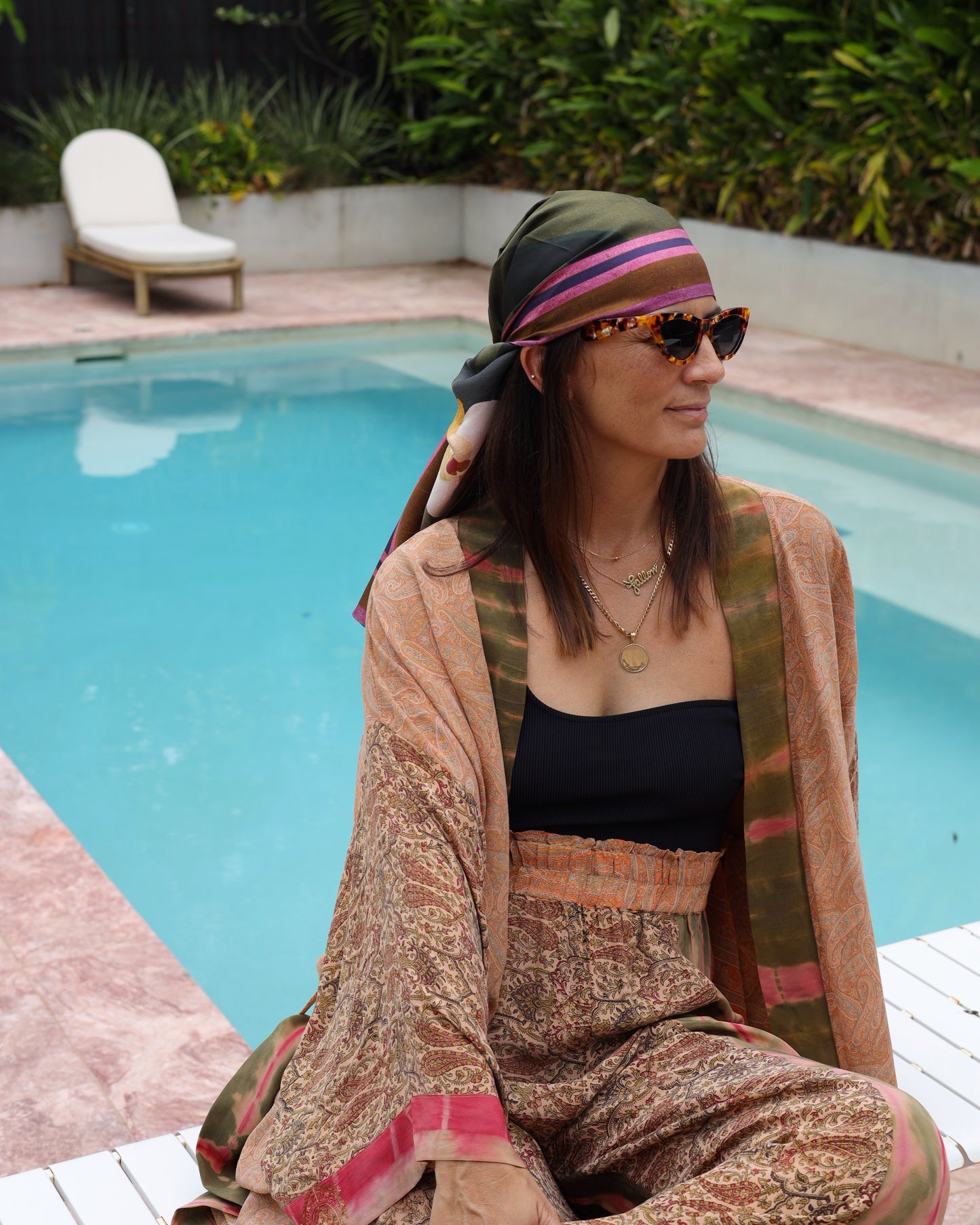 Marigold Silk Robe Col 35, LARGE