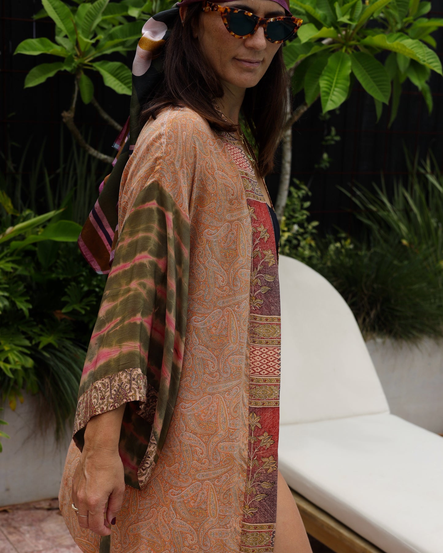 Marigold Silk Robe Col 33, X-SMALL