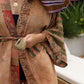 Marigold Silk Robe Col 33, X-SMALL
