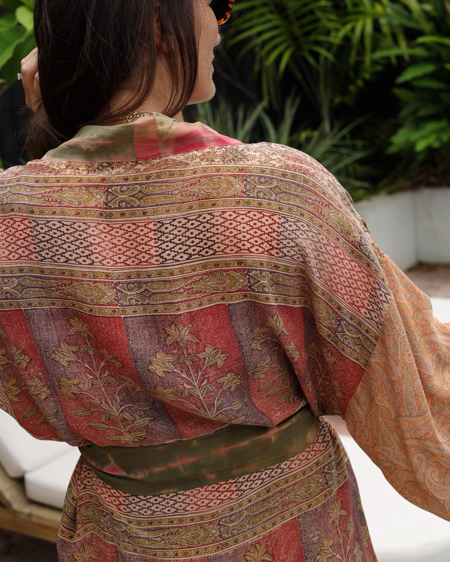 Marigold Silk Robe Col 34, SMALL