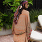 Marigold Silk Robe Col 35, LARGE