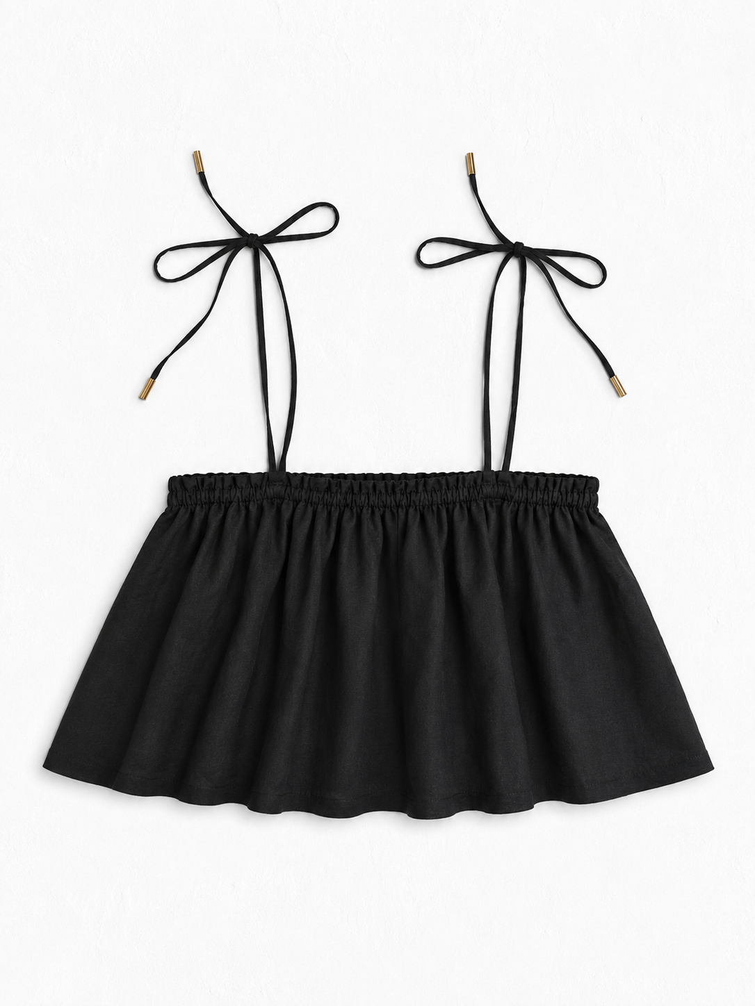 Ruffle Top - Black
