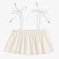 Ruffle Top - White
