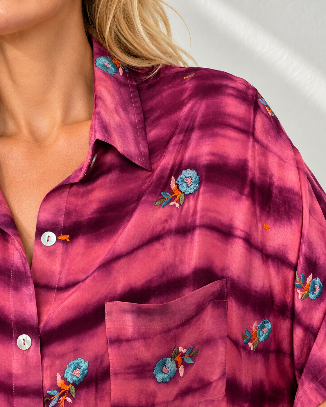 Silk Shirt O/S Col 16