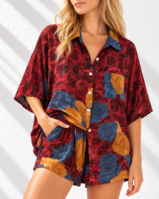 Silk Shirt O/S Col 20