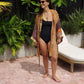 Marigold Silk Robe Col 27, MEDIUM