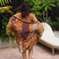 Marigold Silk Robe Col 25, MEDIUM