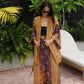 Marigold Silk Robe Col 26, MEDIUM