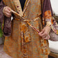 Marigold Silk Robe Col 27, MEDIUM