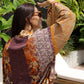 Marigold Silk Robe Col 25, MEDIUM