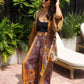 Marigold Silk Robe Col 25, MEDIUM