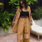 Marigold Silk Robe Col 27, MEDIUM