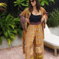 Marigold Silk Robe Col 27, MEDIUM