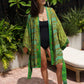 Marigold Silk Robe Col 20, LARGE
