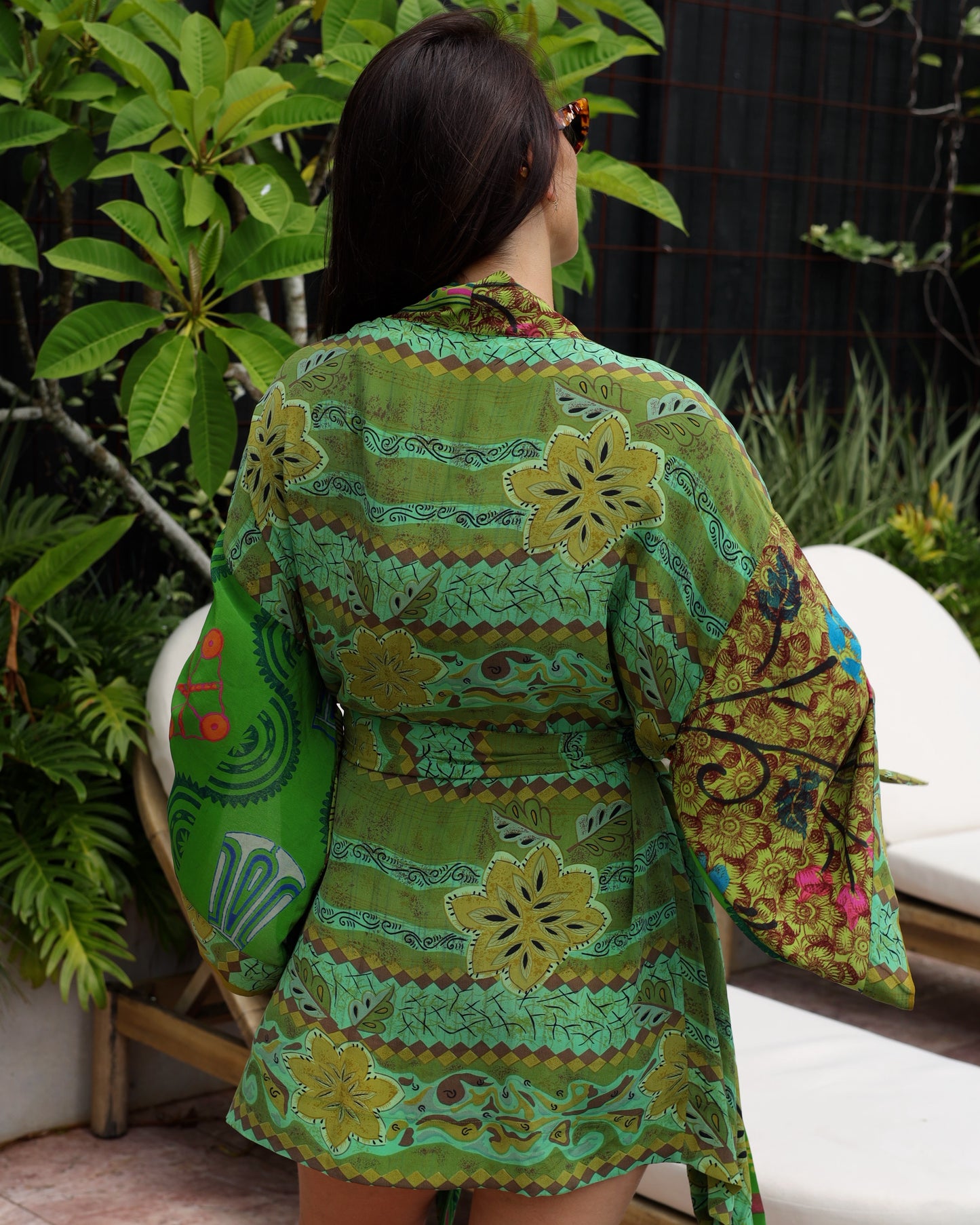 Marigold Silk Robe Col 19,SMALL