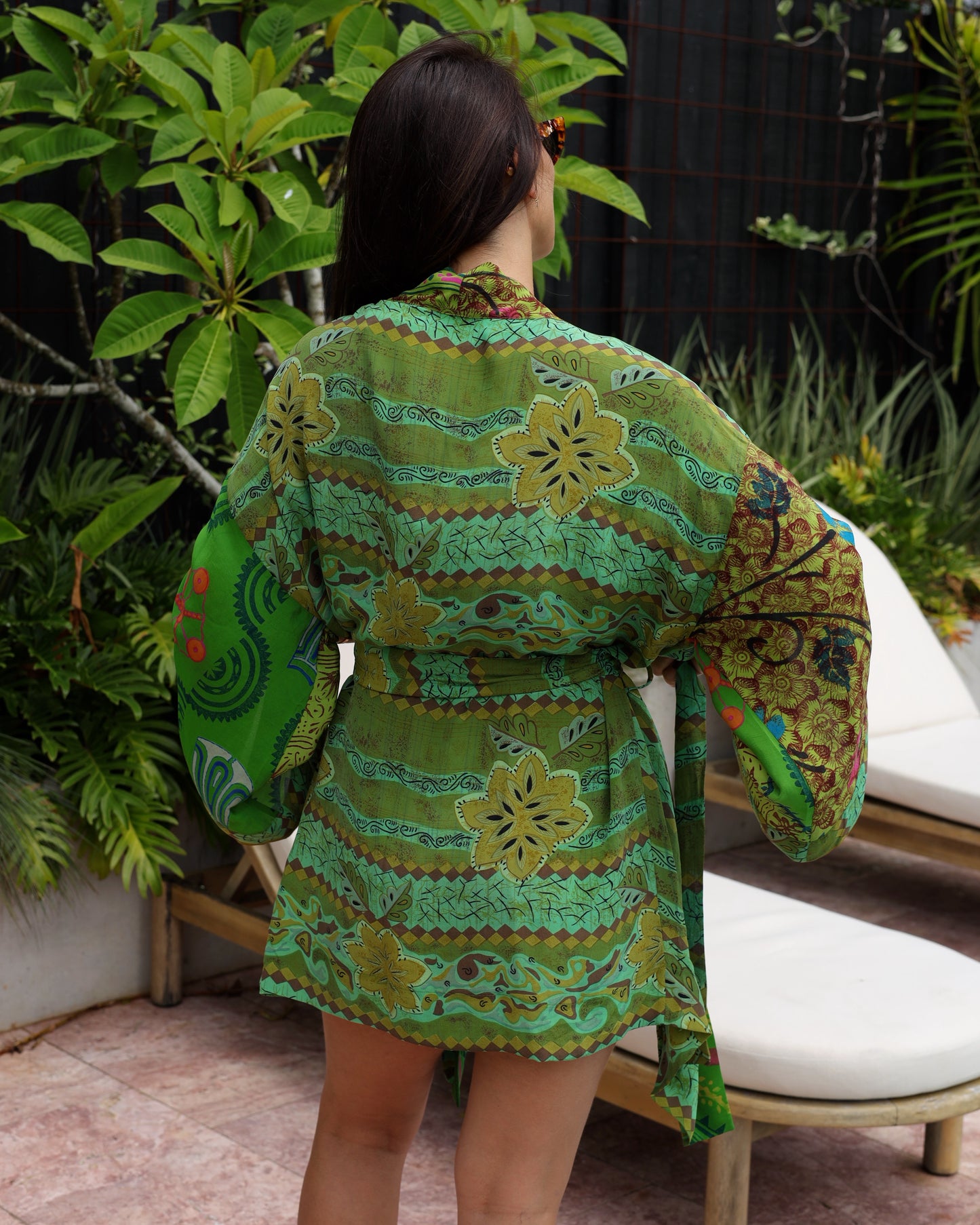 Marigold Silk Robe Col 19,SMALL