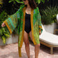 Marigold Silk Robe Col 21, MEDIUM