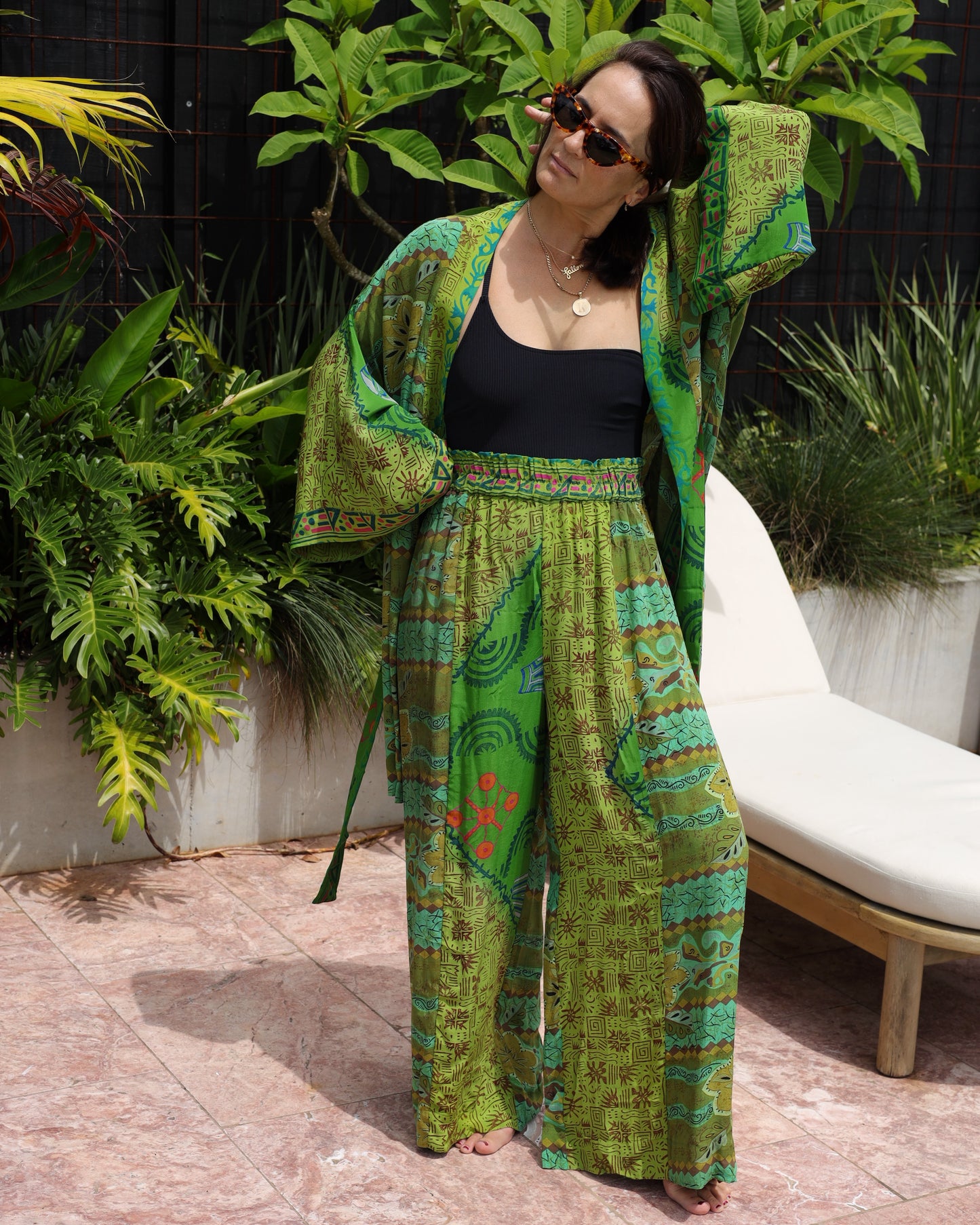 Marigold Silk Robe Col 20, LARGE