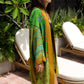 Marigold Silk Robe Col 21, MEDIUM