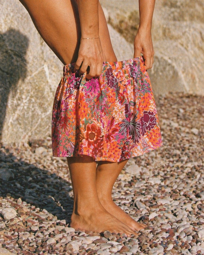 Hibiscus Linen Short