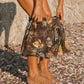 Hibiscus Linen Short