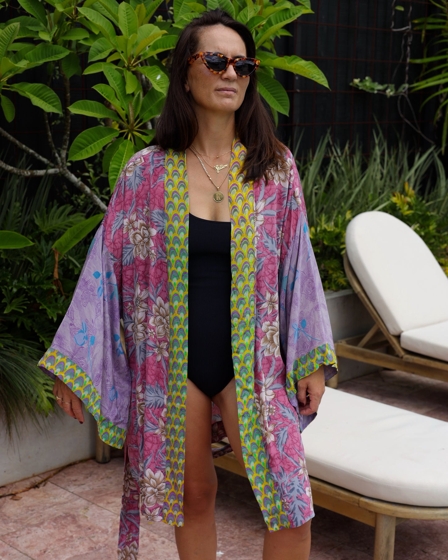 Marigold Silk Robe Col 16, LARGE