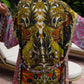 Marigold Silk Robe Col 15, MEDIUM
